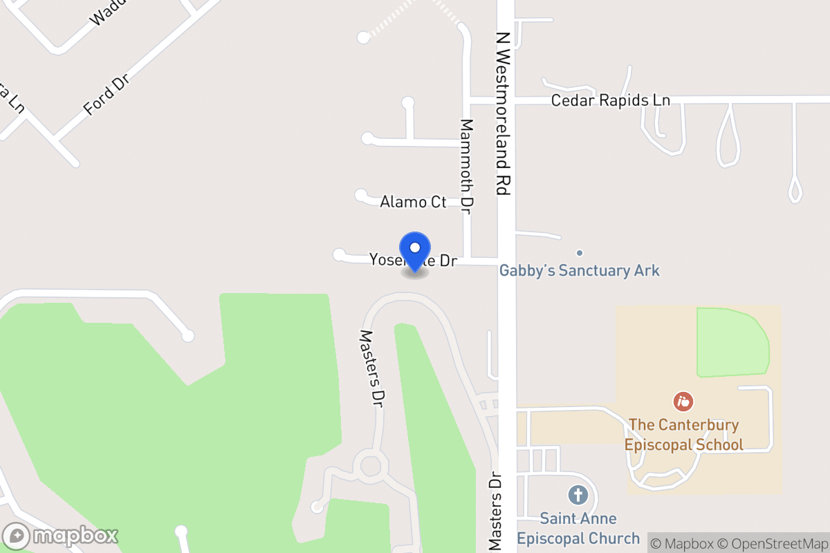 Map of 824 Yosemite Dr
