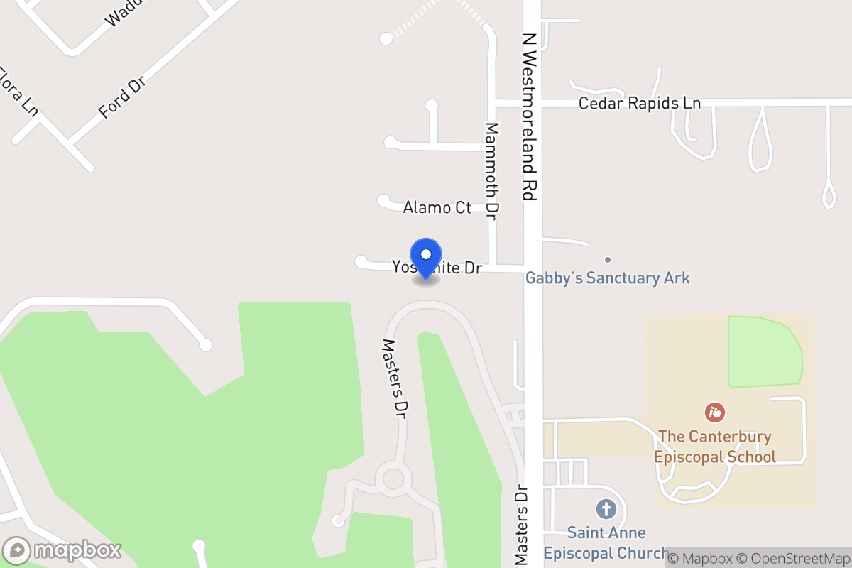 Map of 828 Yosemite Dr