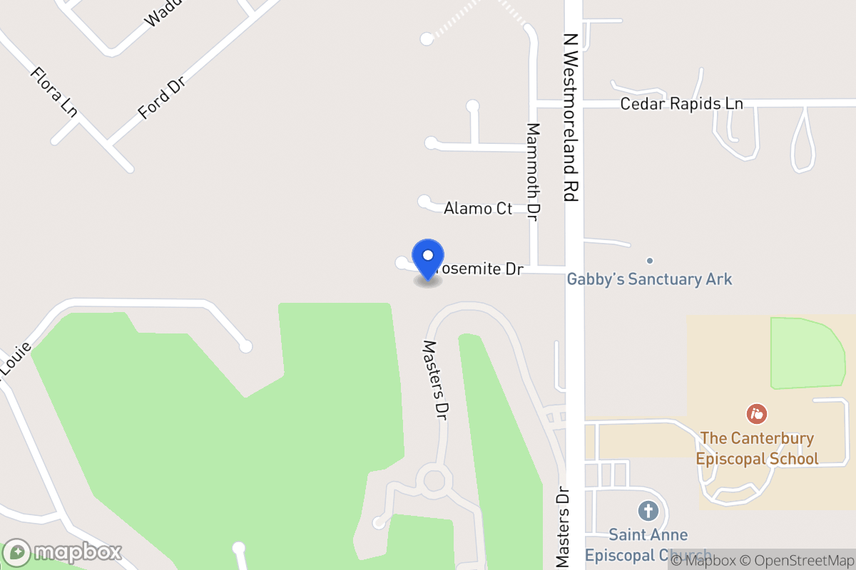 Map of 840 Yosemite Dr