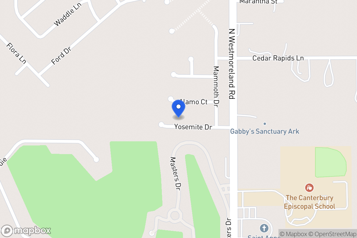 Map of 841 Yosemite Dr