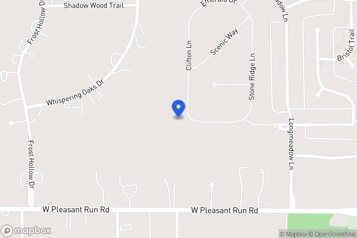 Map of 1009 Clifton Ln