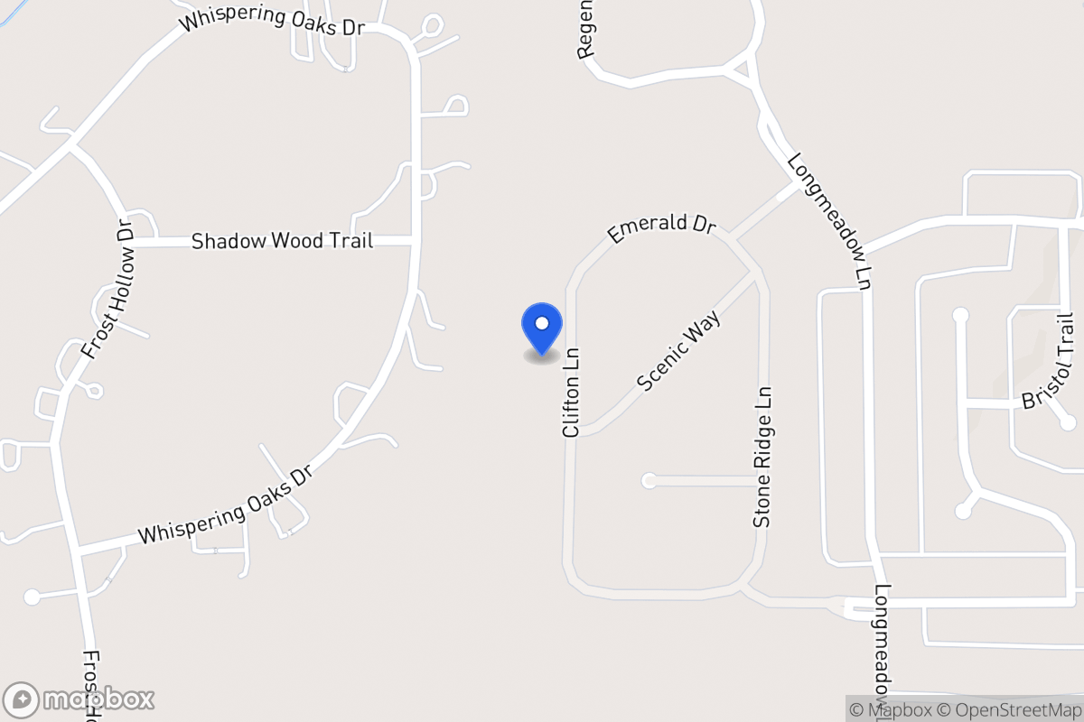 Map of 1109 Clifton Ln