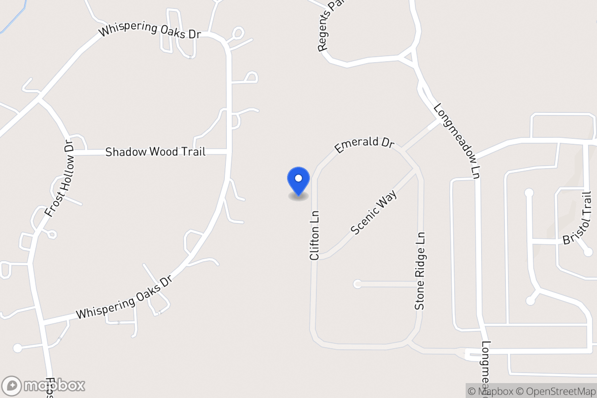 Map of 1113 Clifton Ln