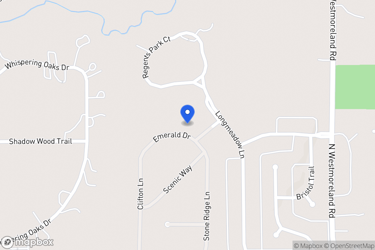 Map of 915 Emerald Dr