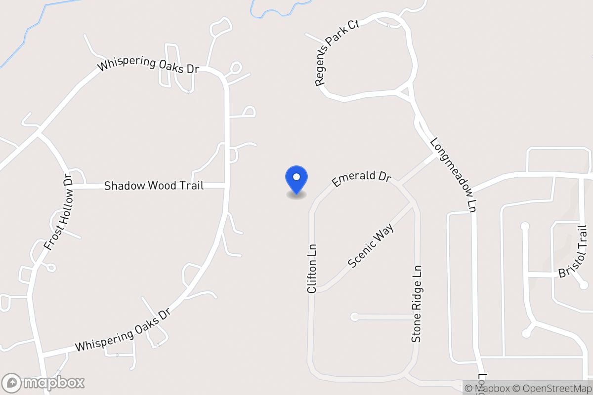 Map of 935 Emerald Dr