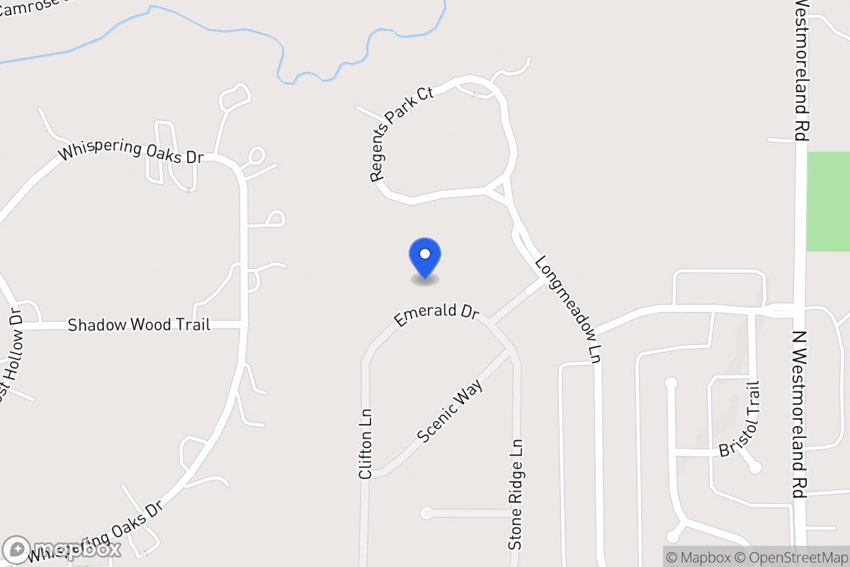 Map of 919 Emerald Dr