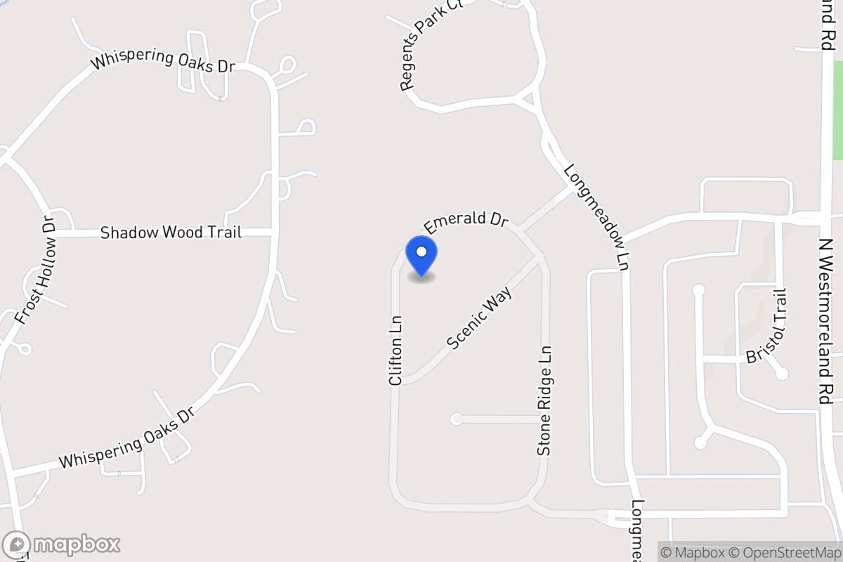 Map of 932 Emerald Dr