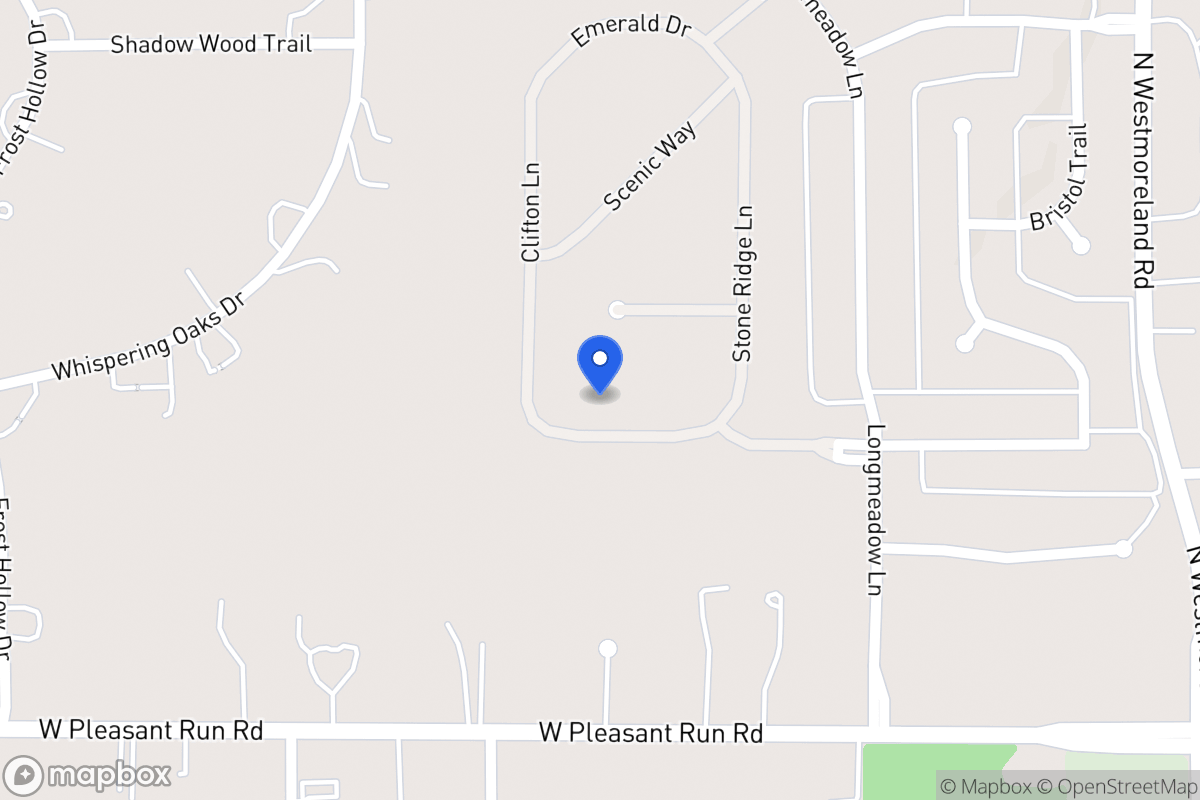 Map of 929 Wood Hollow Wy