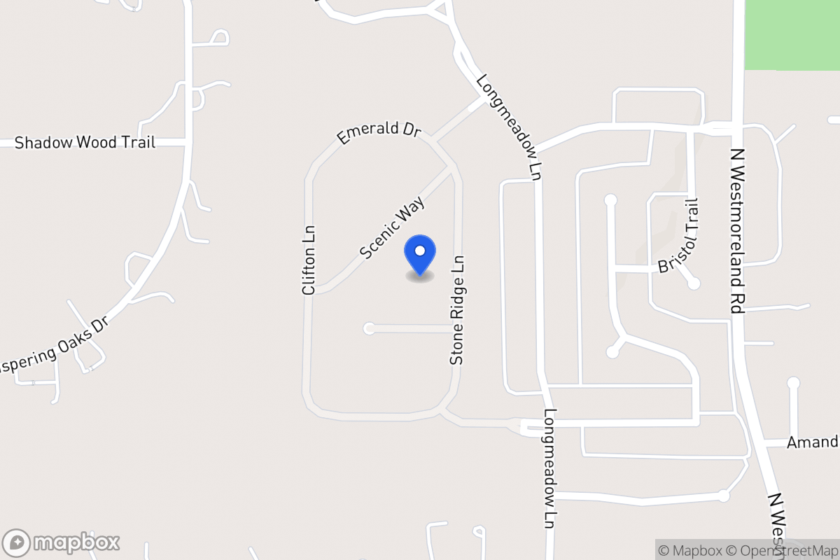 Map of 1105 Stone Ridge Ln