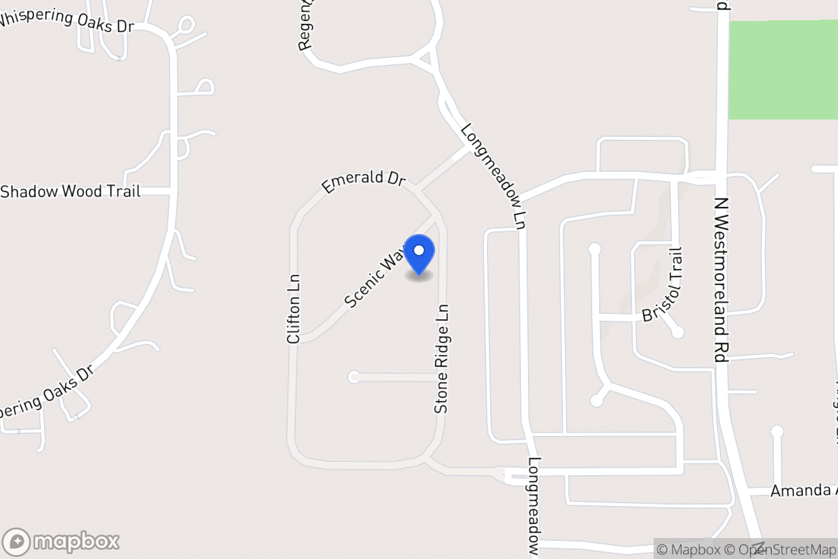 Map of 1113 Stone Ridge Ln