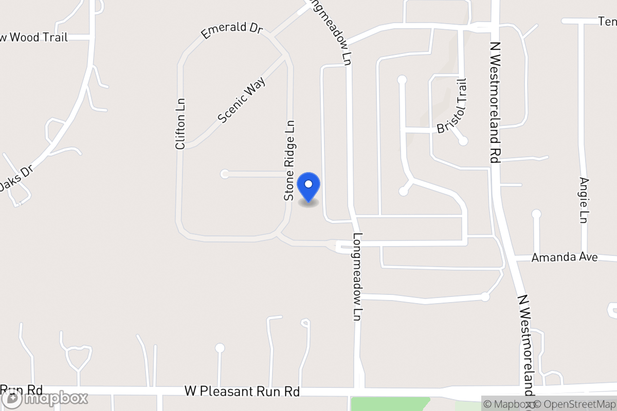 Map of 1012 Stone Ridge Ln