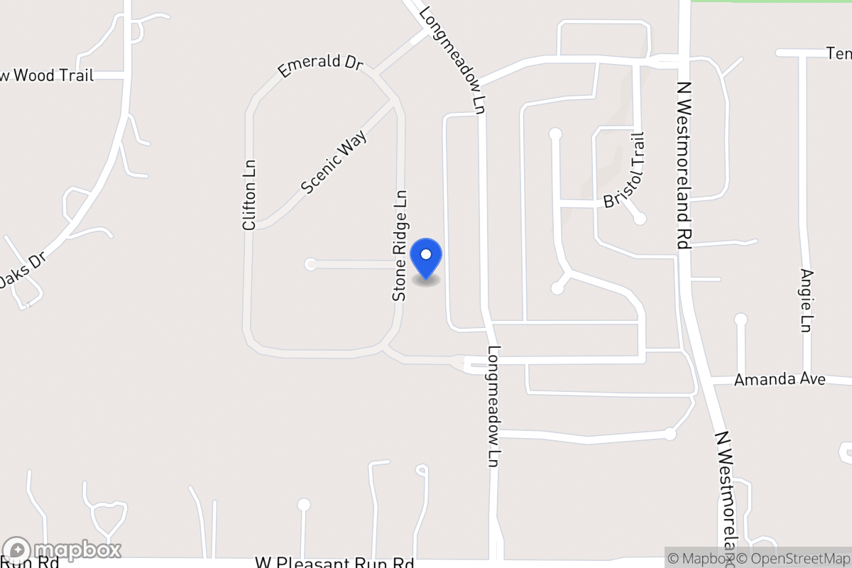 Map of 1016 Stone Ridge Ln