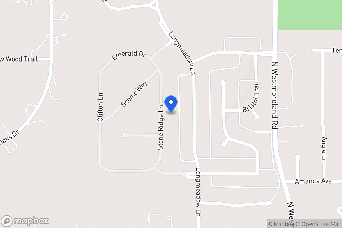 Map of 1104 Stone Ridge Ln