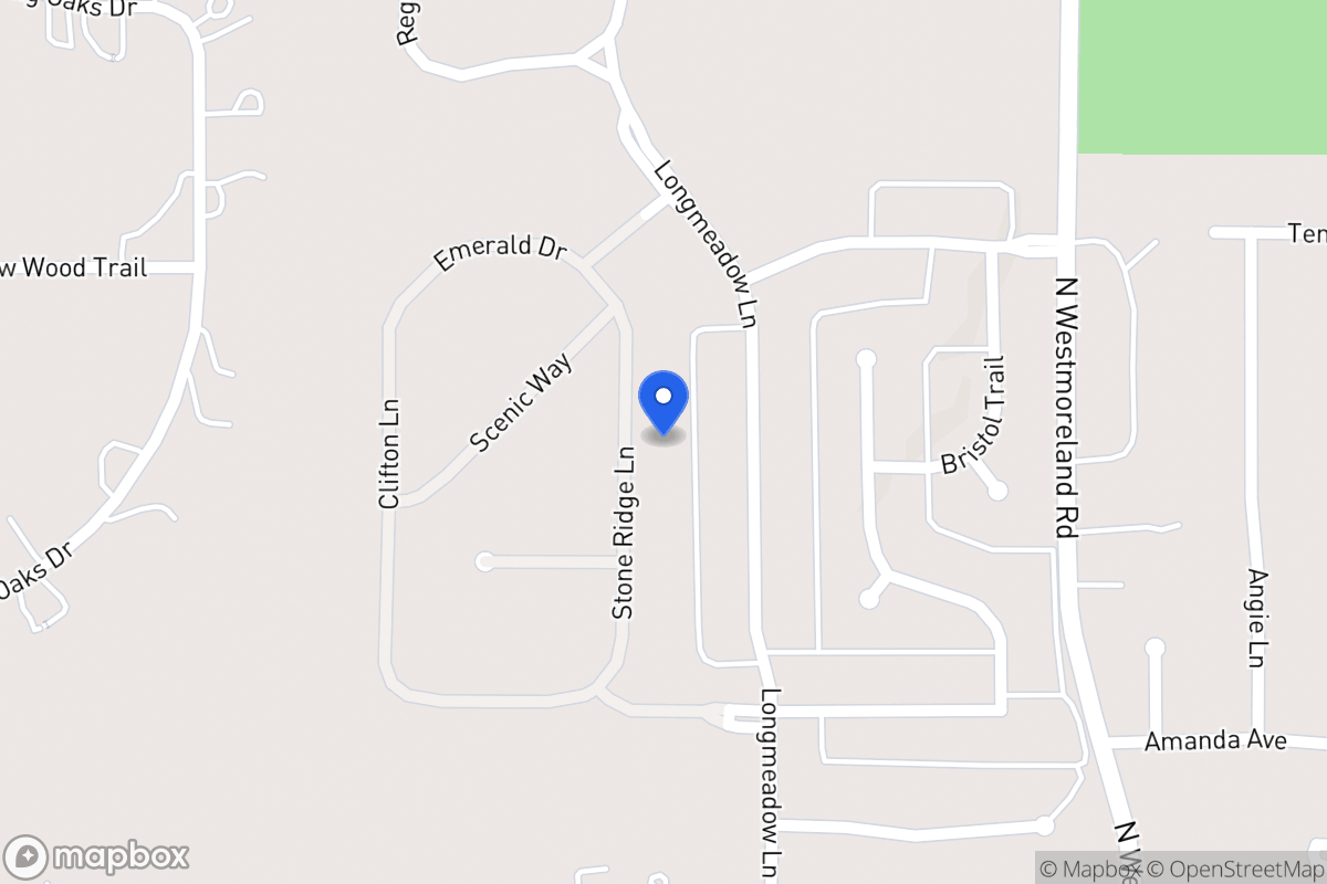 Map of 1108 Stone Ridge Ln