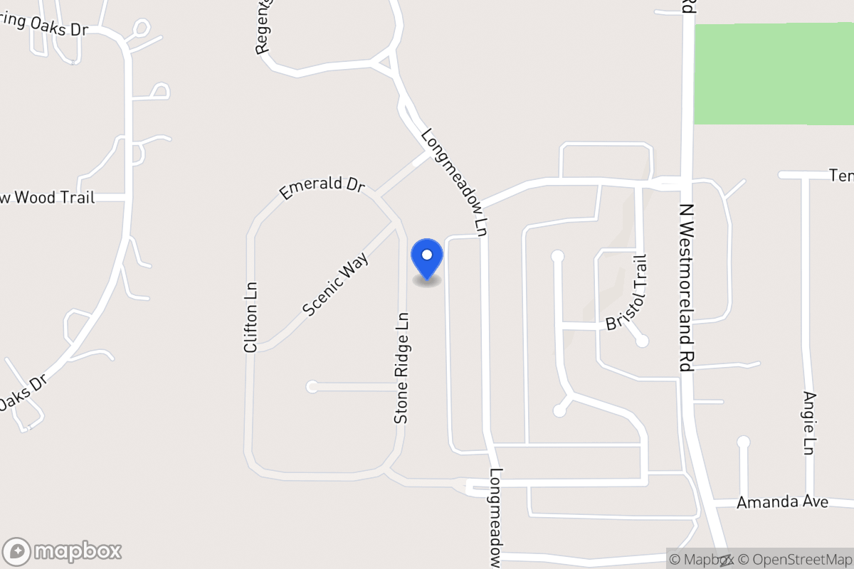 Map of 1112 Stone Ridge Ln