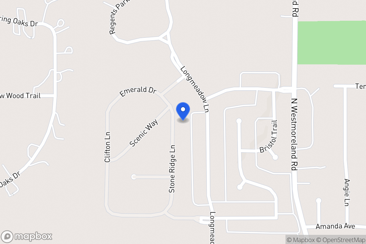 Map of 1116 Stone Ridge Ln