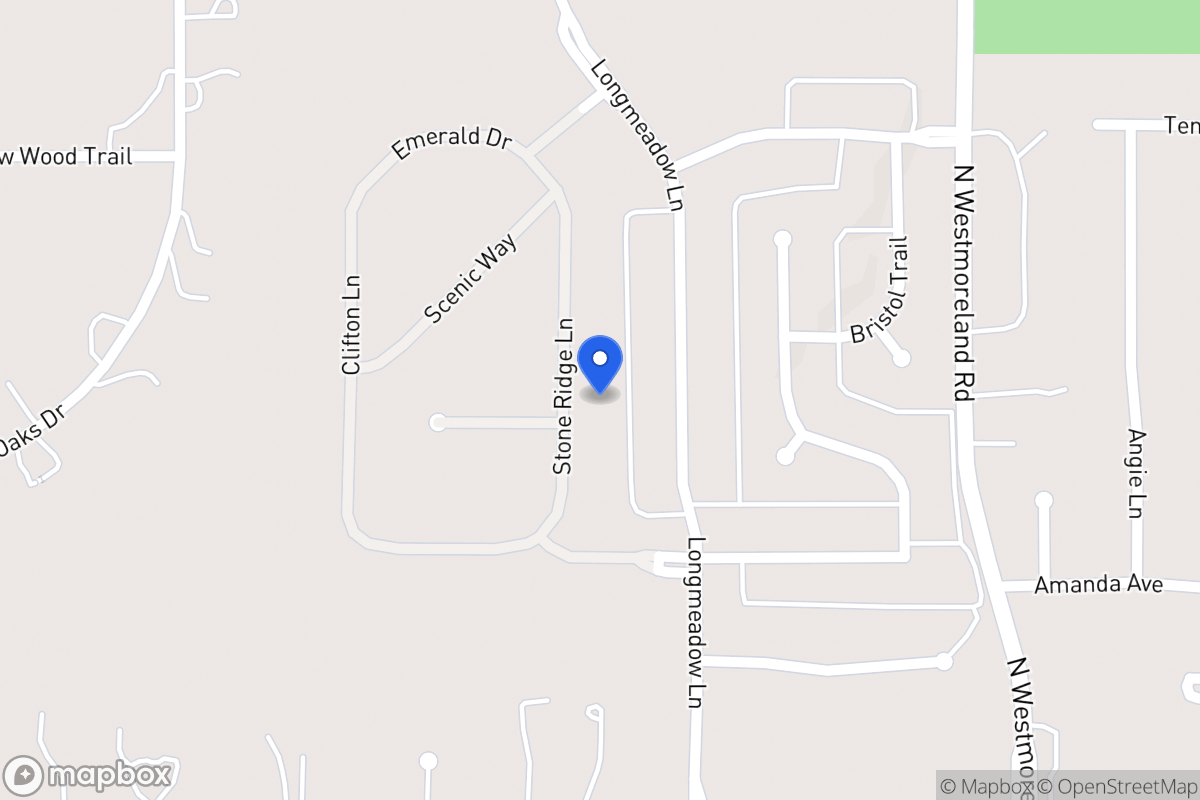 Map of 1100 Stone Ridge Ln