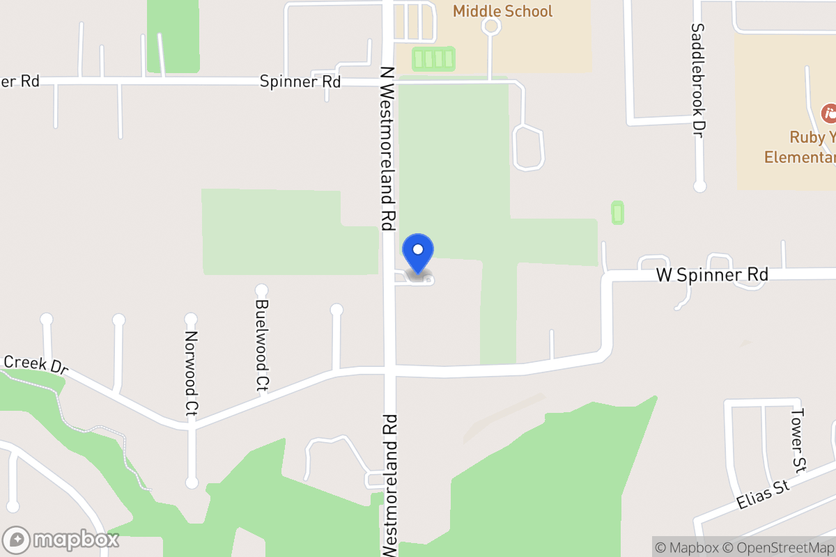 Map of 530 N Westmoreland Rd