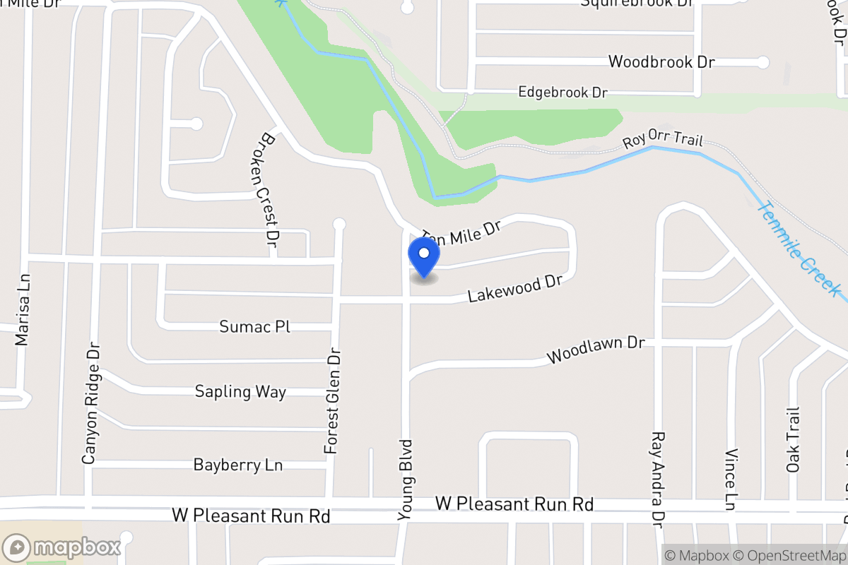 Map of 445 Lakewood Dr