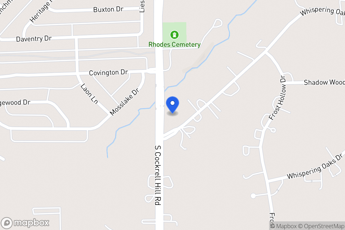 Map of 1267 Whispering Oaks Dr