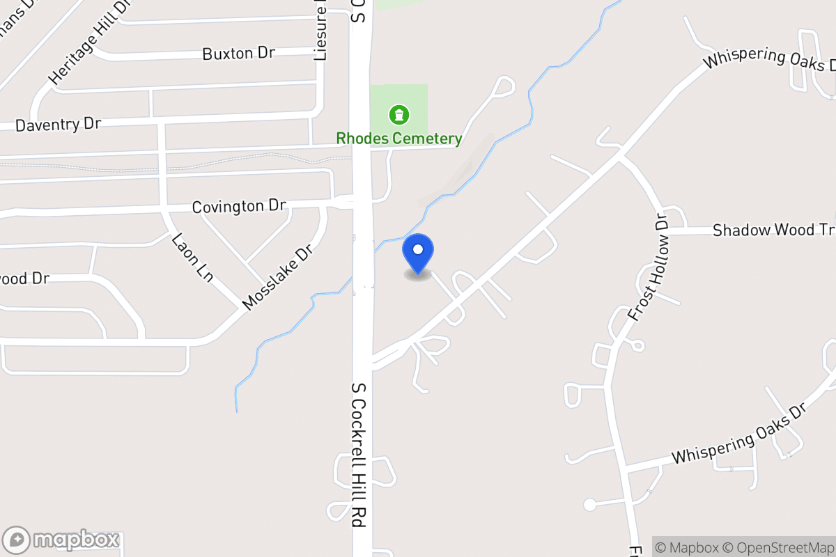 Map of 1263 Whispering Oaks Dr