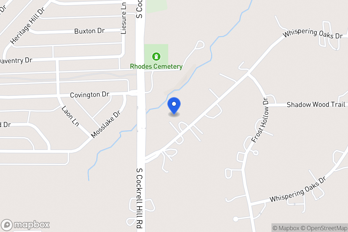 Map of 1259 Whispering Oaks Dr
