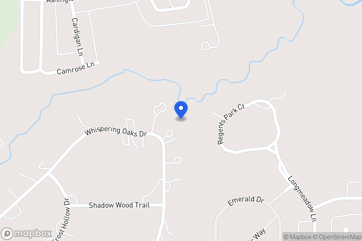 Map of 1190 Whispering Oaks Dr
