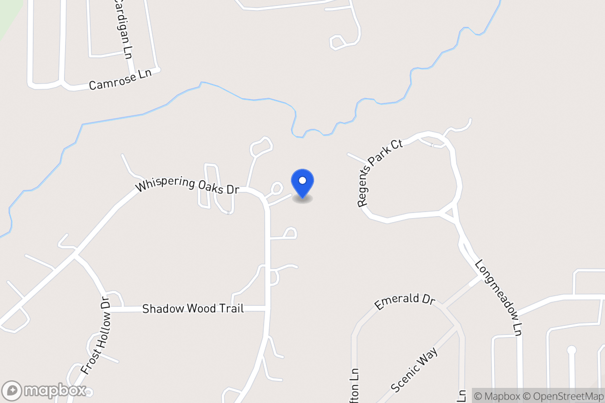 Map of 1186 Whispering Oaks Dr
