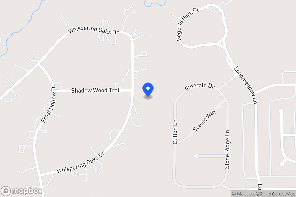 Map of 1162 Whispering Oaks Dr