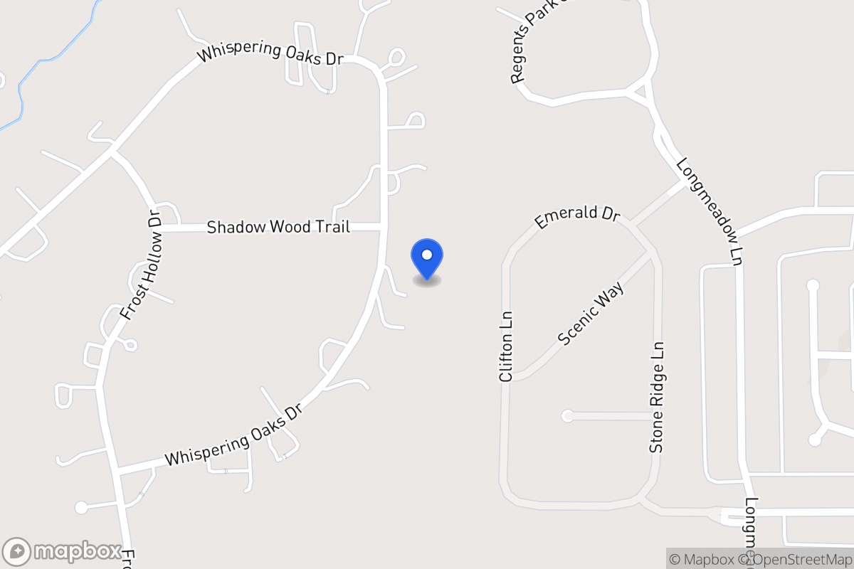 Map of 1156 Whispering Oaks Dr
