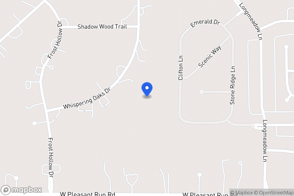 Map of 1138 Whispering Oaks Dr