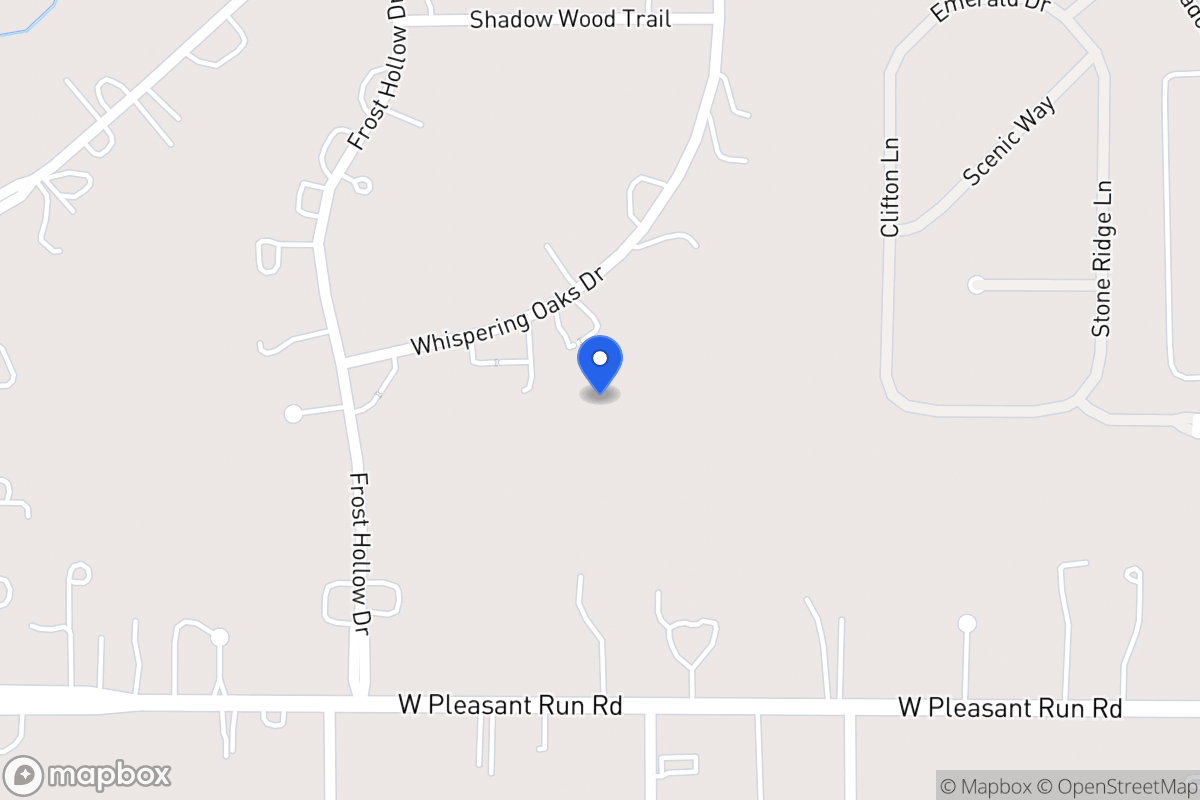 Map of 1126 Whispering Oaks Dr