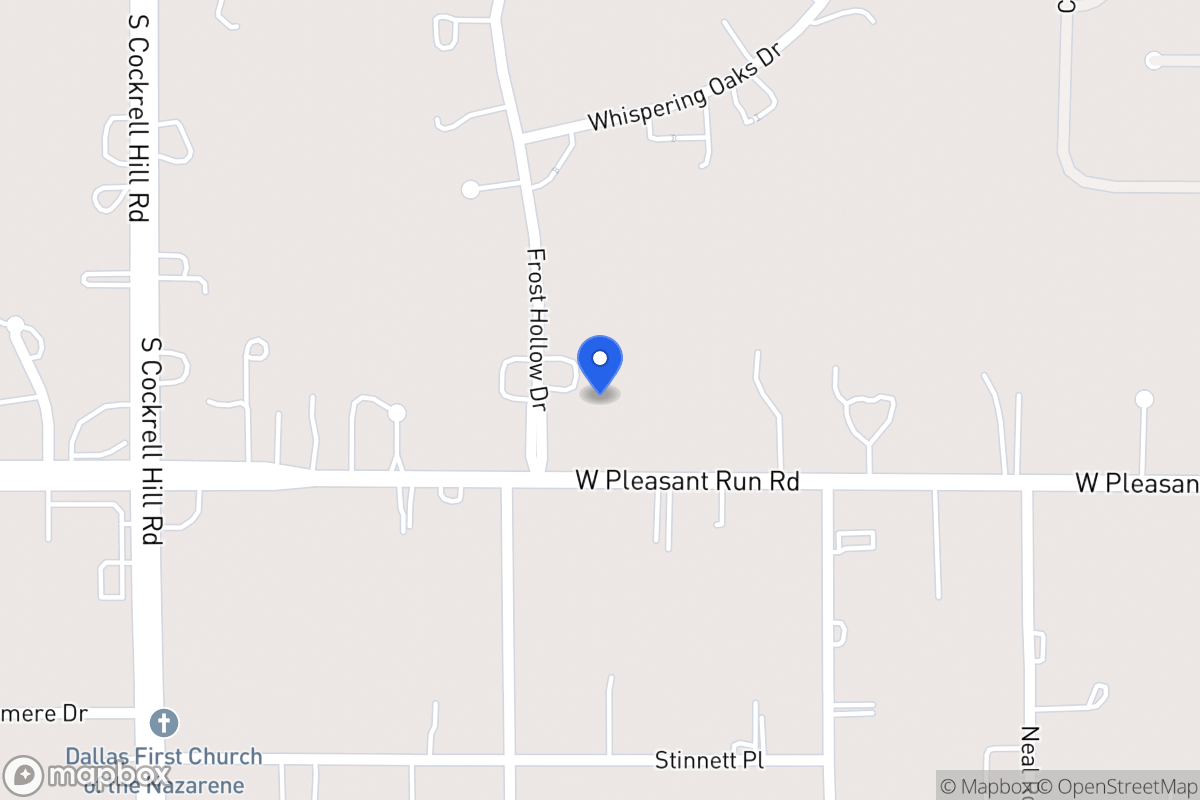 Map of 900 Frost Hollow Dr