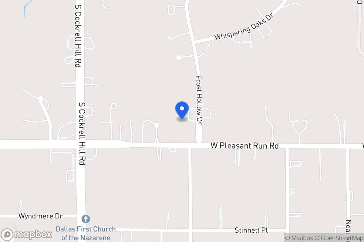 Map of 901 Frost Hollow Dr