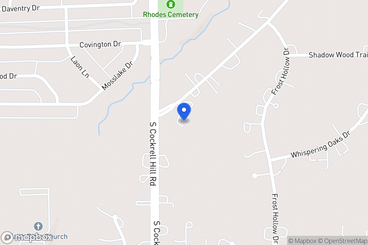 Map of 1272 Whispering Oaks Dr