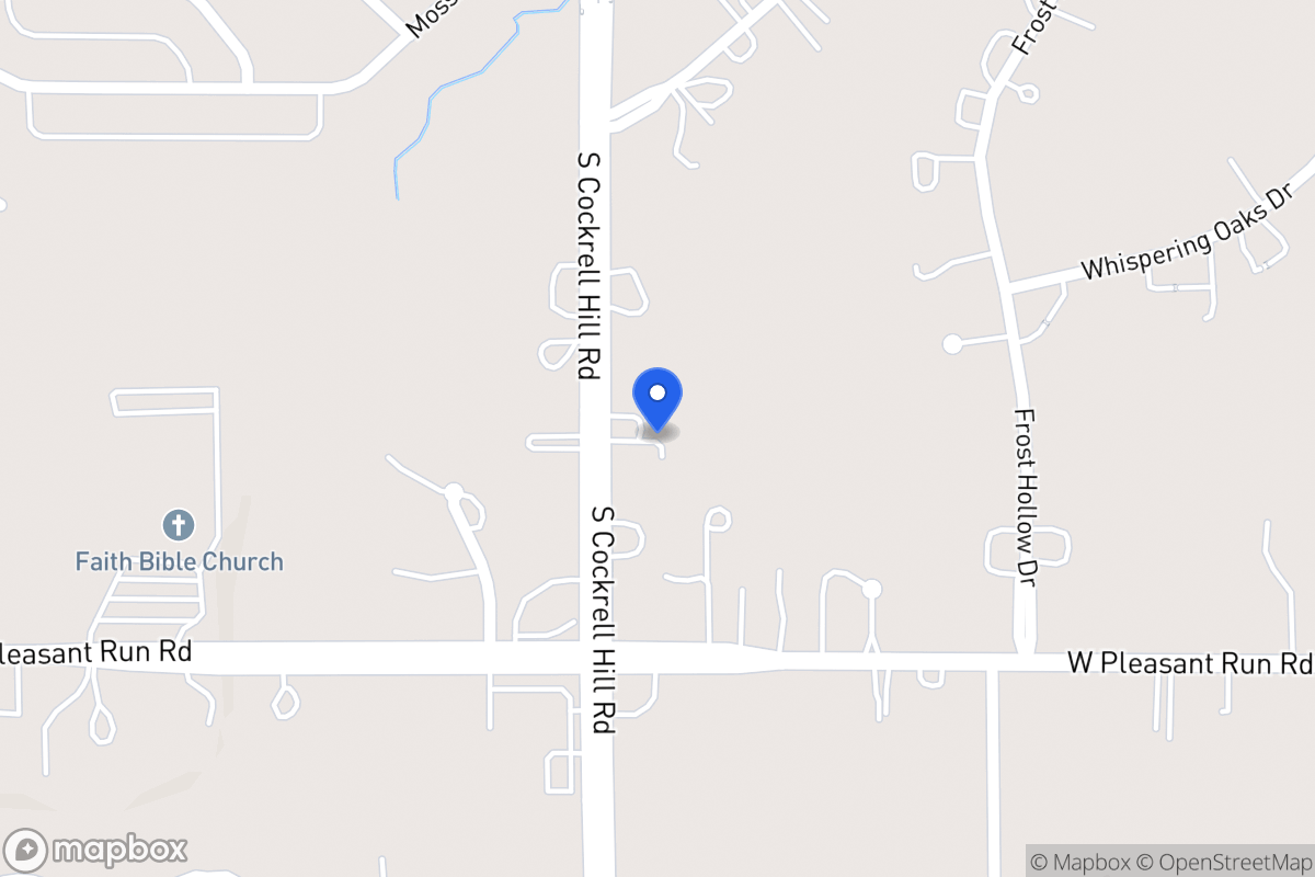 Map of 914 N Cockrell Hill Rd