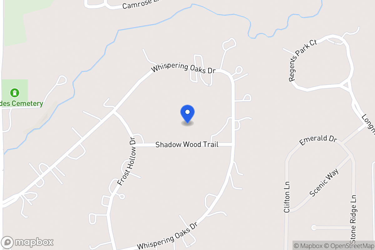Map of 1109 Shadow Wood Trl