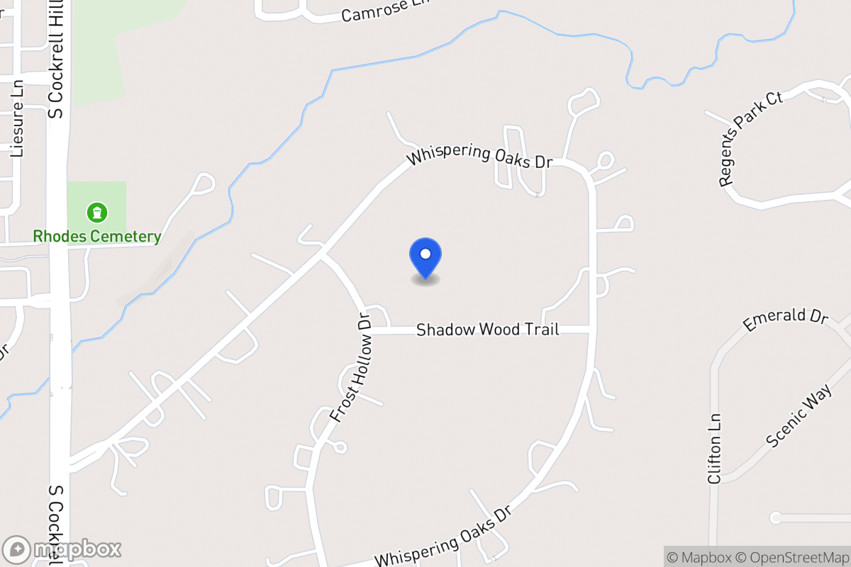 Map of 1119 Shadow Wood Trl