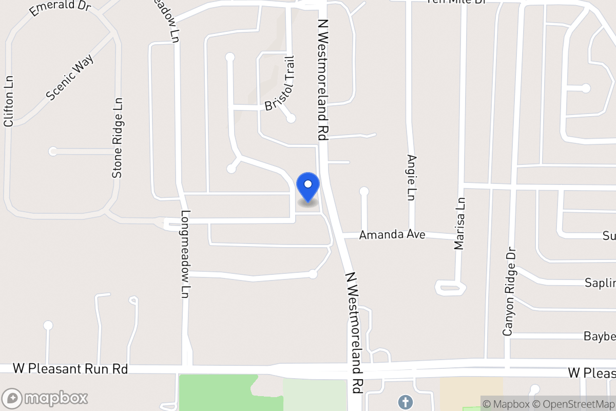 Map of 1000 Millington Dr