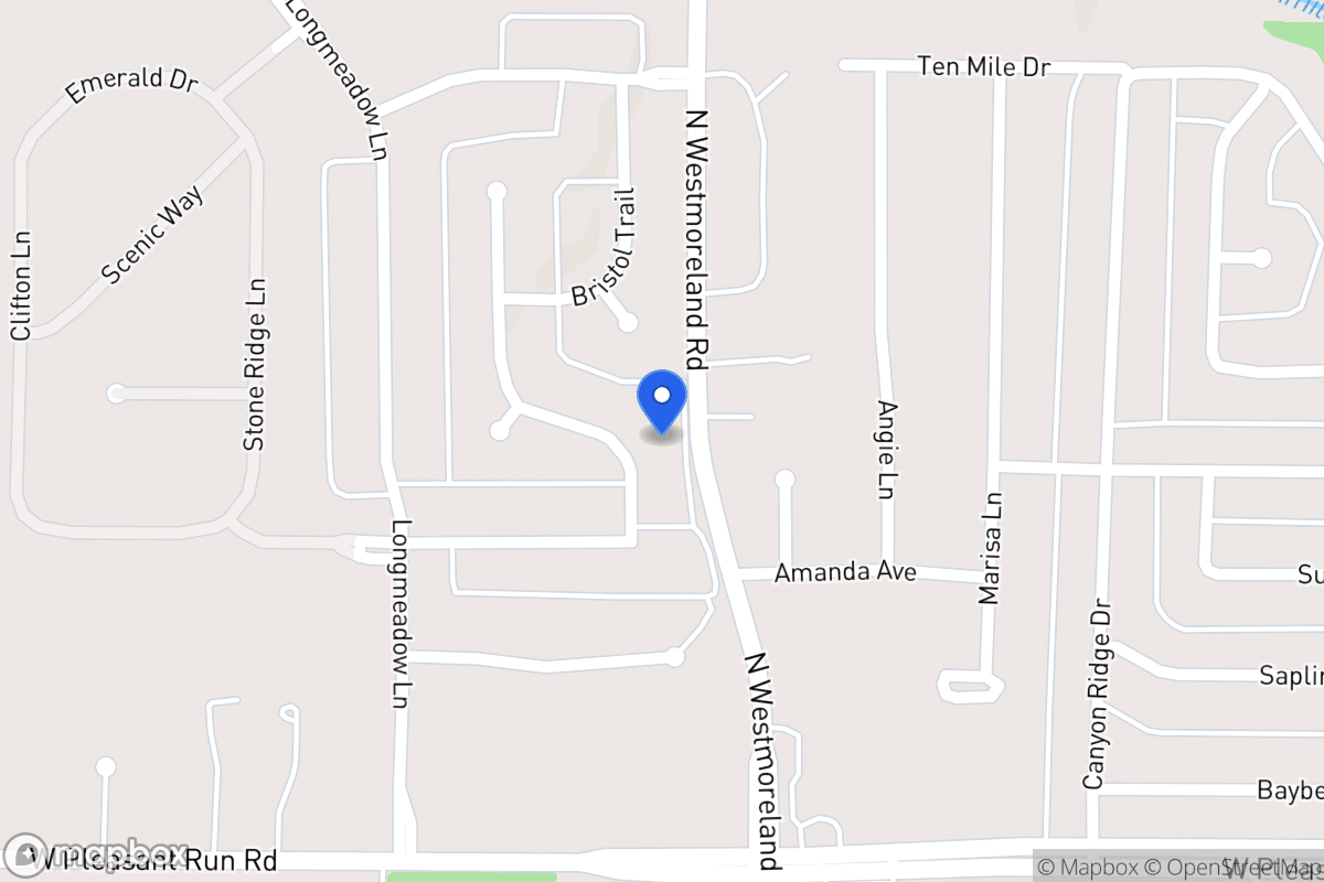Map of 1008 Millington Dr