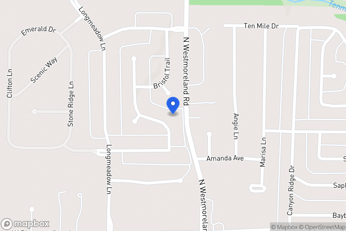 Map of 1012 Millington Dr