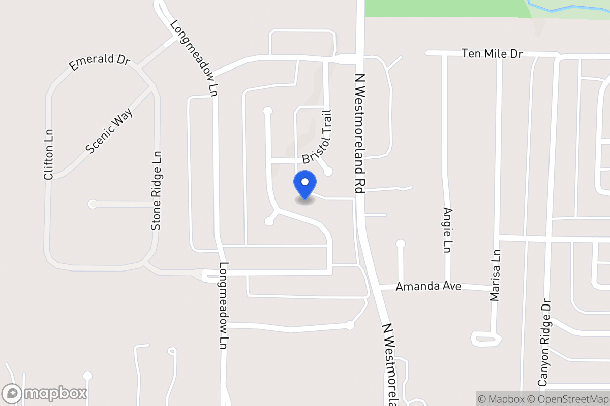 Map of 1020 Millington Dr