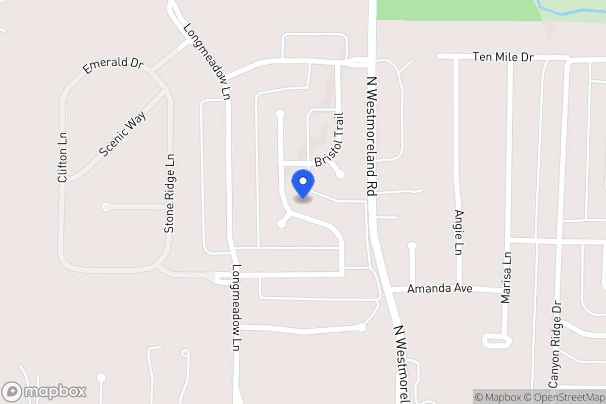 Map of 1024 Millington Dr
