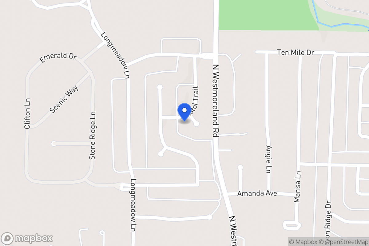 Map of 1100 Bristol Cir