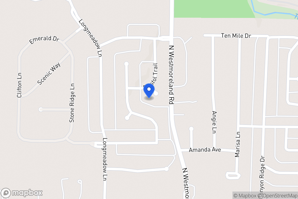 Map of 1102 Bristol Cir