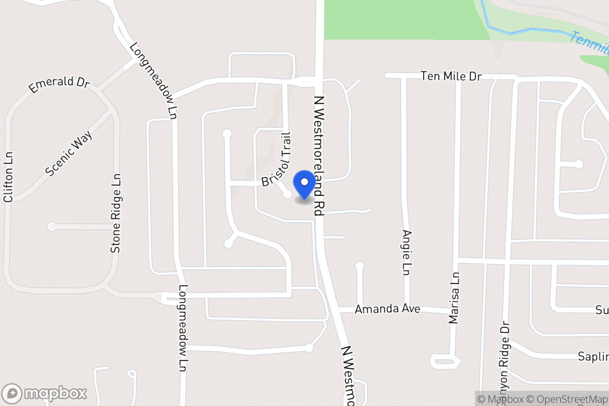 Map of 1106 Bristol Cir