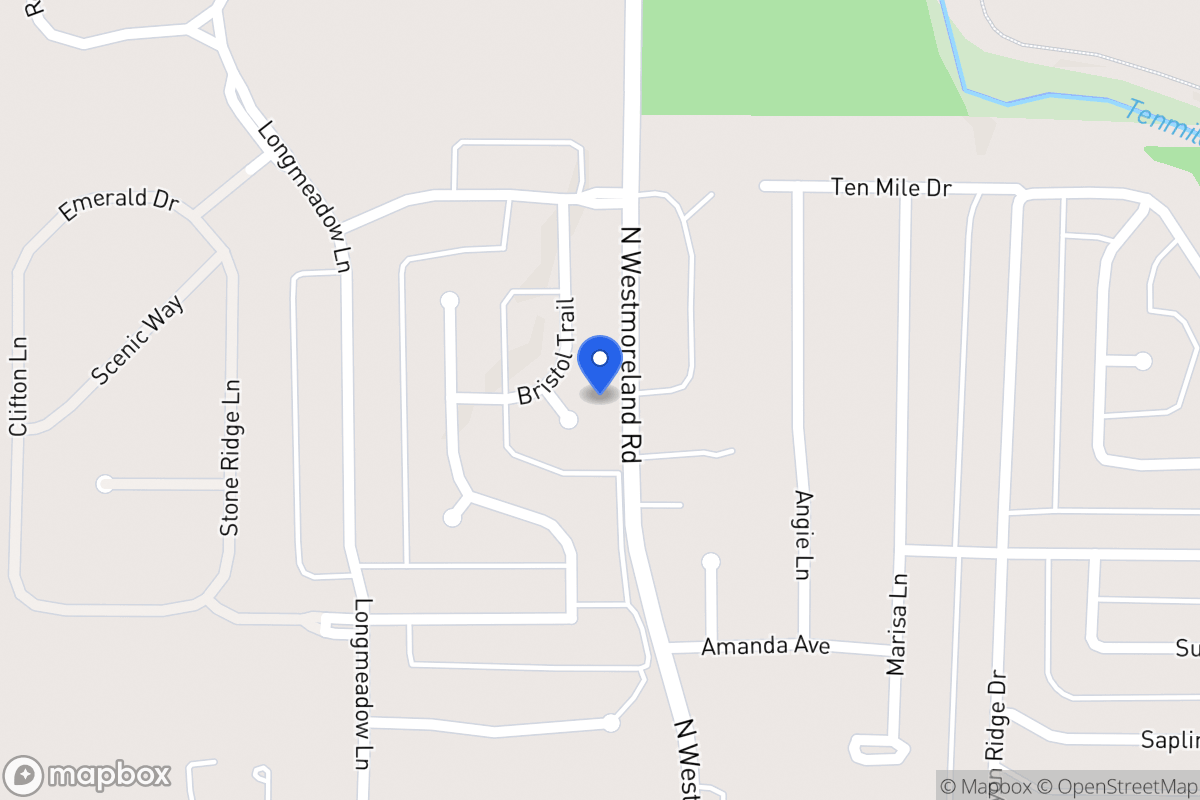 Map of 1108 Bristol Cir