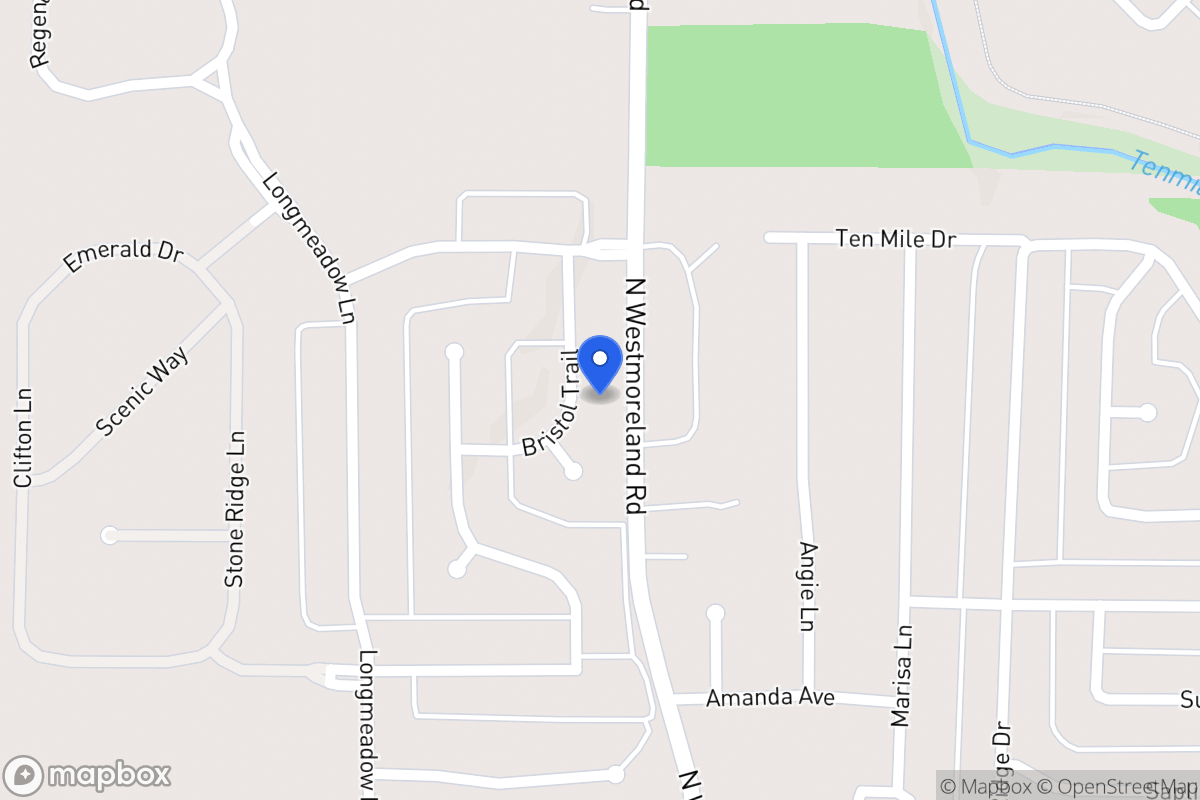 Map of 1114 Bristol Trl