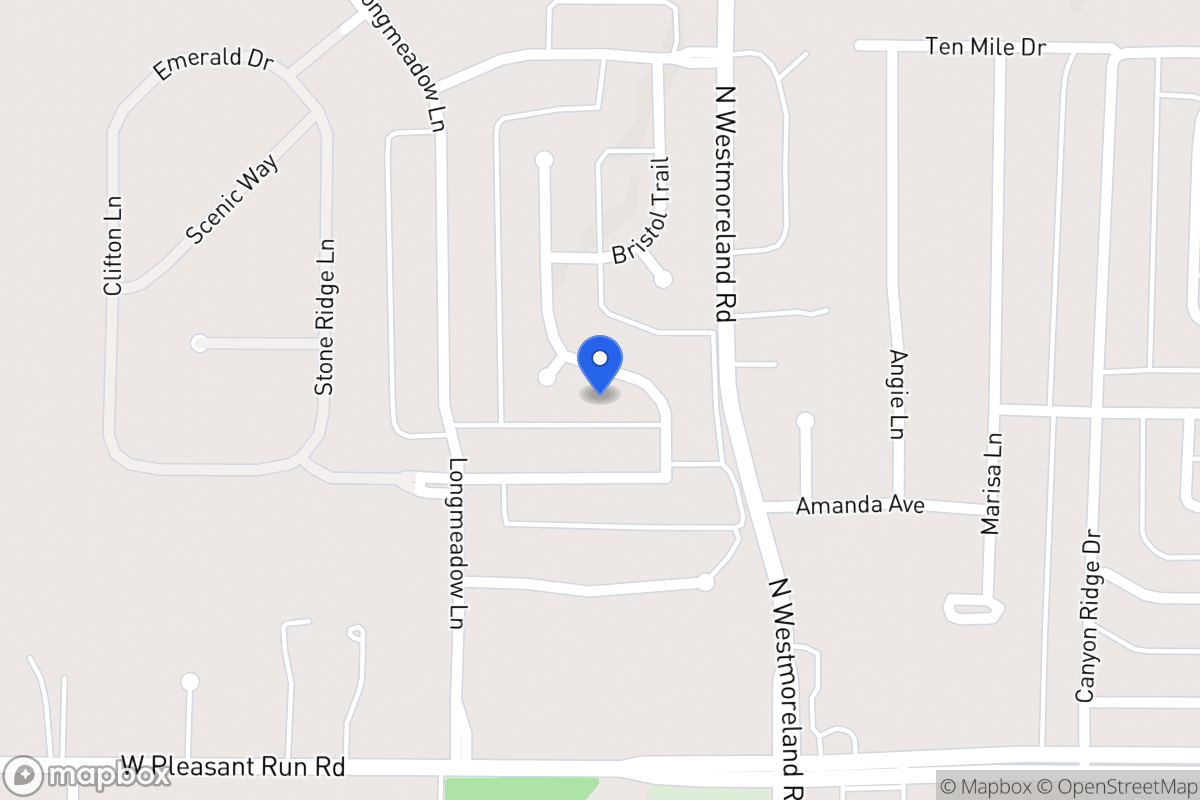 Map of 1009 Millington Dr
