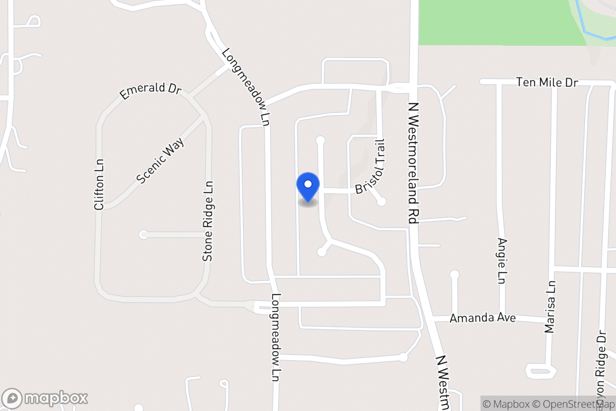 Map of 1031 Millington Dr